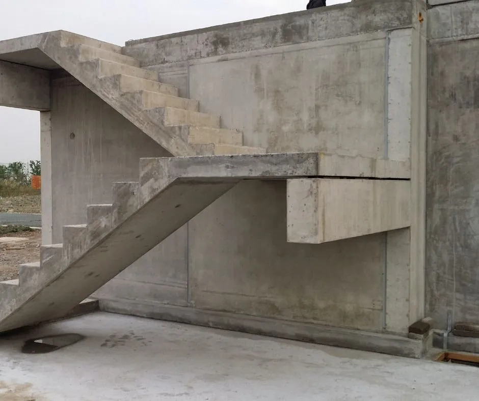 Stair Mid landing beams