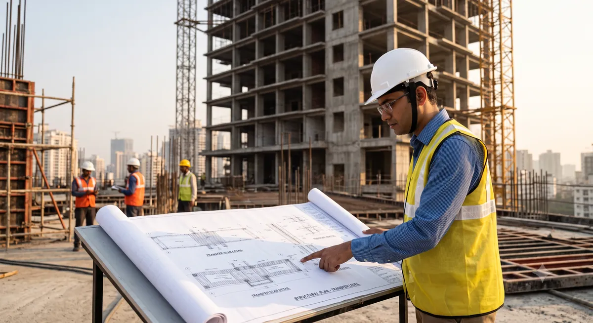 How Do Transfer Slabs Affect the Structural Performance of High-Rise Mixed-Use Buildings?